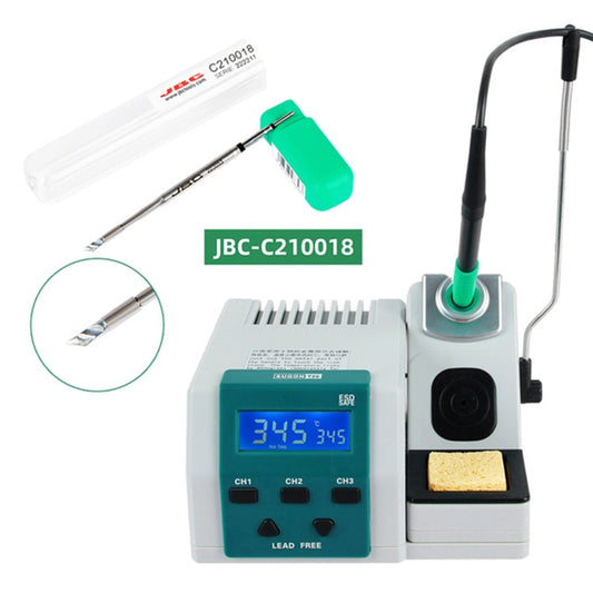 SUGON T26 Soldering Station Lead-free 2S Rapid Heating with C210-018 Soldering Iron Tip Kit, EU Plug by buy2fix