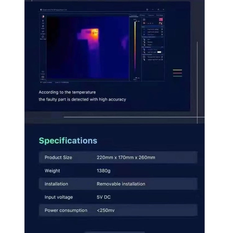 Qianli 3D Infrared Thermal Imaging Camera Motherboard PCB Fault Detection - Repair Platform by QIANLI | Online Shopping UK | buy2fix