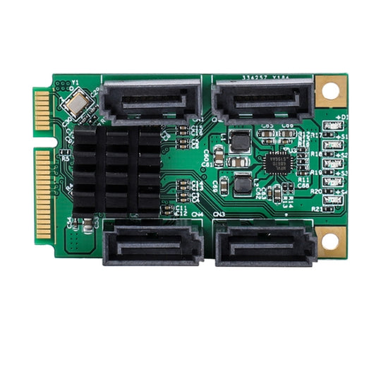 Carte contrôleur 4 ports SATA III 6G Mini PCI Express Marvel 88SE9215