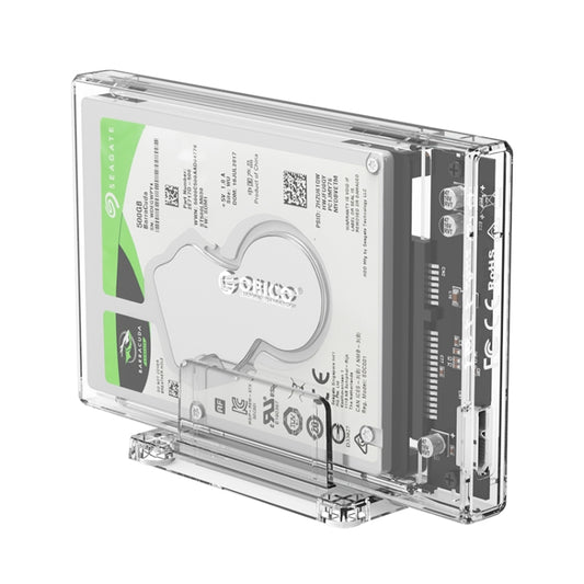 ORICO 2159U3 2.5 inch Transparent USB3.0 Hard Drive Enclosure with Stand by ORICO