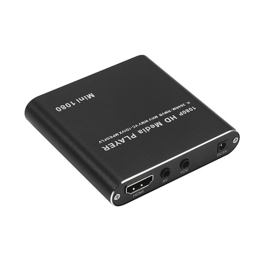 MINI 1080P Full HD Media USB HDD SD/MMC Card Player Box, EU Plug(Black) by buy2fix