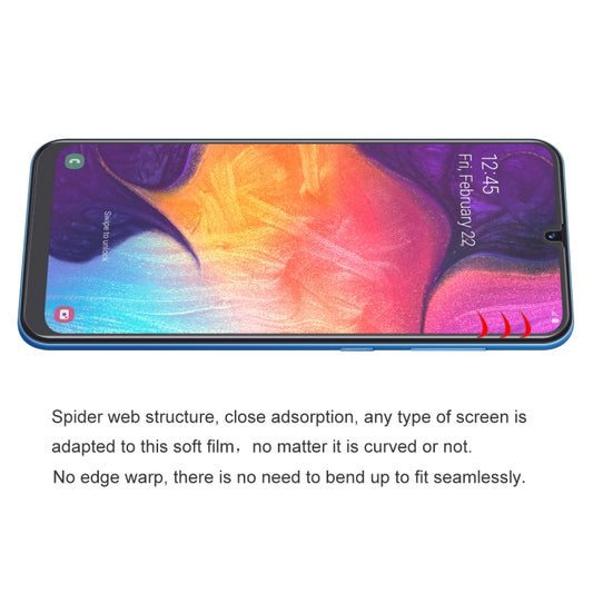 2 PCS ENKAY Hat-Prince 0.1mm 3D Full Screen Protector Explosion-proof Hydrogel Film for Samsung Galaxy A30 / A50 by ENKAY