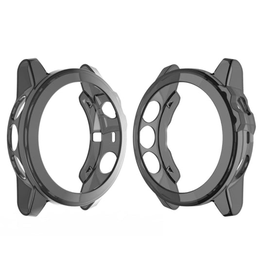 Suitable for Garmin Fenix 5X & 5X Plus Transparent TPU Watch Case(Transparent black) by buy2fix