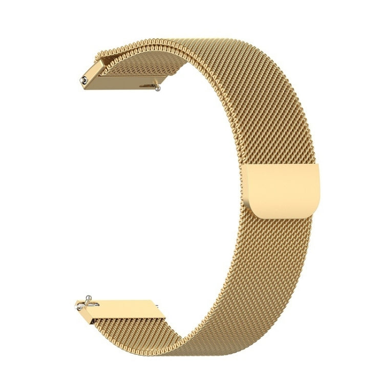 18mm Milan Stainless Steel Mesh Watch Band(Gold) by buy2fix