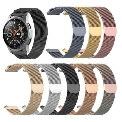 18mm Milan Stainless Steel Mesh Watch Band(Gold) by buy2fix