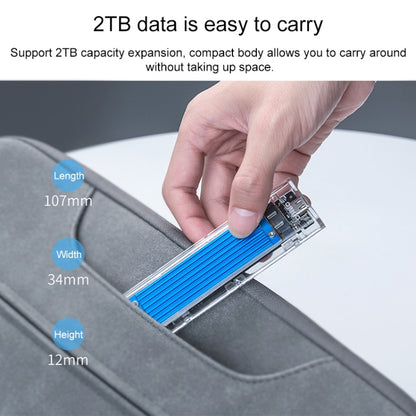 ORICO TCM2M-C3 M.2 SSD Dual Protocol Hard Disk Case - HDD Enclosure by ORICO | Online Shopping UK | buy2fix