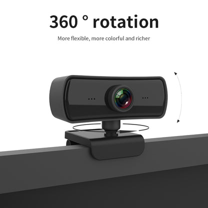 C3 400W Pixels 2K Resolution Auto Focus HD 1080P Webcam 360 Rotation For Live Broadcast Video Conference Work WebCamera With Mic USB Driver-free -  by buy2fix | Online Shopping UK | buy2fix