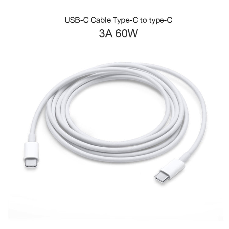 2 in 1 Single USB-C / Type-C Port Travel Charger + 3A PD 3.0 USB-C / Type-C to USB-C / Type-C Fast Charge Data Cable Set, Cable Length: 2m(US Plug) - Mobile Accessories by buy2fix | Online Shopping UK | buy2fix