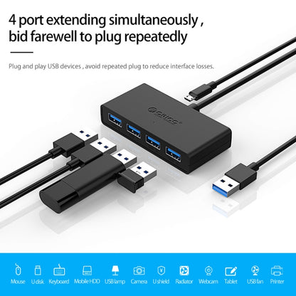 ORICO G11-H4-U3-100-BK 4 Ports USB 3.0 HUB - Computer & Networking by ORICO | Online Shopping UK | buy2fix