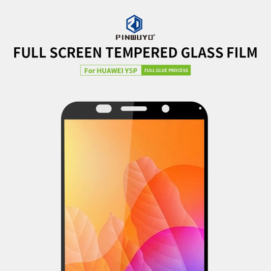 For Huawei Y5P/Y5 Prime PINWUYO 9H 2.5D Full Screen Tempered Glass Film(Black) by PINWUYO