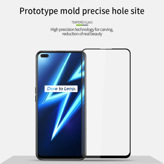 For OPPO Realme 6 Pro PINWUYO 9H 2.5D Full Screen Tempered Glass Film(Black) by PINWUYO