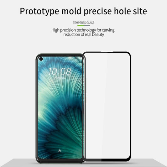 For HTC U20 PINWUYO 9H 2.5D Full Screen Tempered Glass Film(Black) by PINWUYO