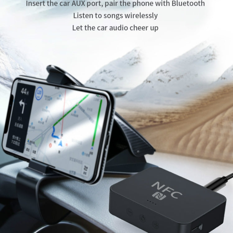 R6 NFC Bluetooth 5.0 Desktop Music Receiver Bluetooth Receiver, Support TF Card - Apple Accessories by buy2fix | Online Shopping UK | buy2fix