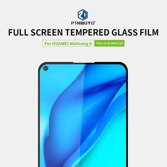 For Huawei Maimang9/Mate 40Lite PINWUYO 9H 2.5D Full Screen Tempered Glass Film(Black) by PINWUYO