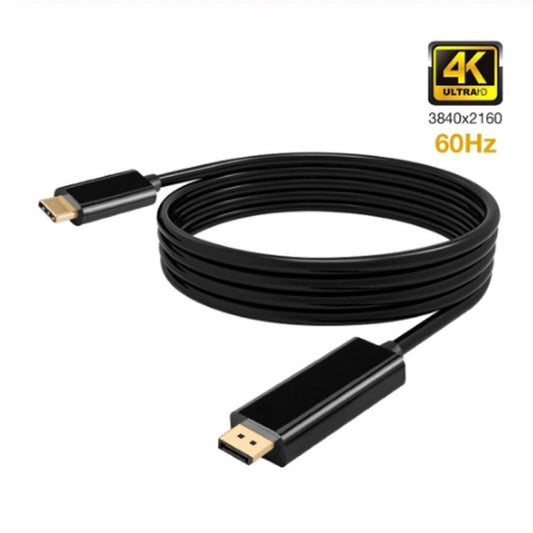 4K 60Hz Type-C to DP DisplayPort Connecting DP Adapter Cable, Cable Length: 1.8m by buy2fix