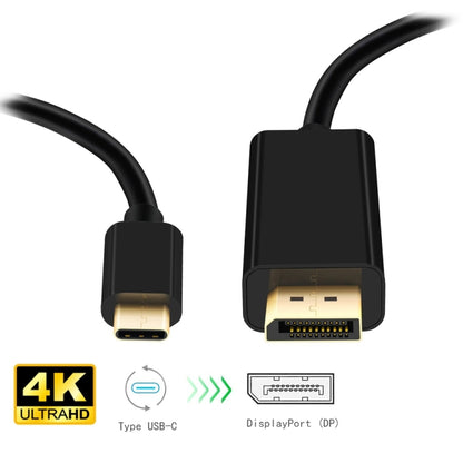 4K 60Hz Type-C to DP DisplayPort Connecting DP Adapter Cable, Cable Length: 1.8m - Computer & Networking by buy2fix | Online Shopping UK | buy2fix