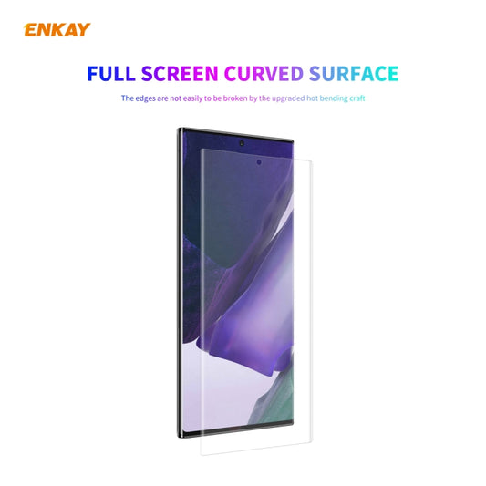 For Samsung Galaxy Note 20 Ultra 2 PCS ENKAY Hat-Prince 3D Full Screen PET Curved Hot Bending HD Screen Protector Soft Film(Transparent) by ENKAY