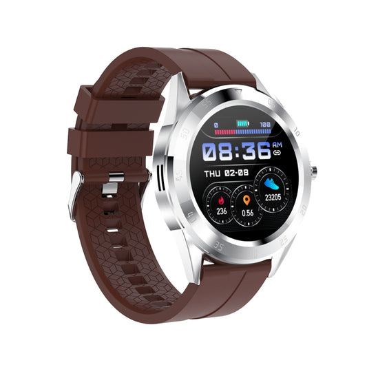 Y10 1.54inch Color Screen Smart Watch IP68 Waterproof,Support Heart Rate Monitoring/Blood Pressure Monitoring/Blood Oxygen Monitoring/Sleep Monitoring(Coffee) - Smart Wear by buy2fix | Online Shopping UK | buy2fix