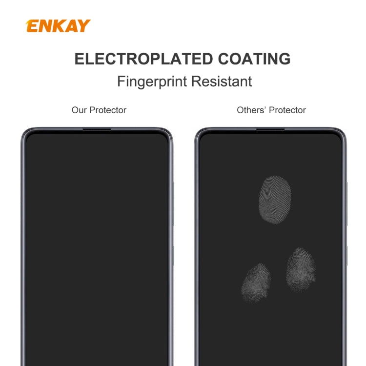 For Samsung Galaxy A42 5G ENKAY Hat-Prince 0.26mm 9H 2.5D Curved Edge Tempered Glass Film - Samsung Accessories by ENKAY | Online Shopping UK | buy2fix