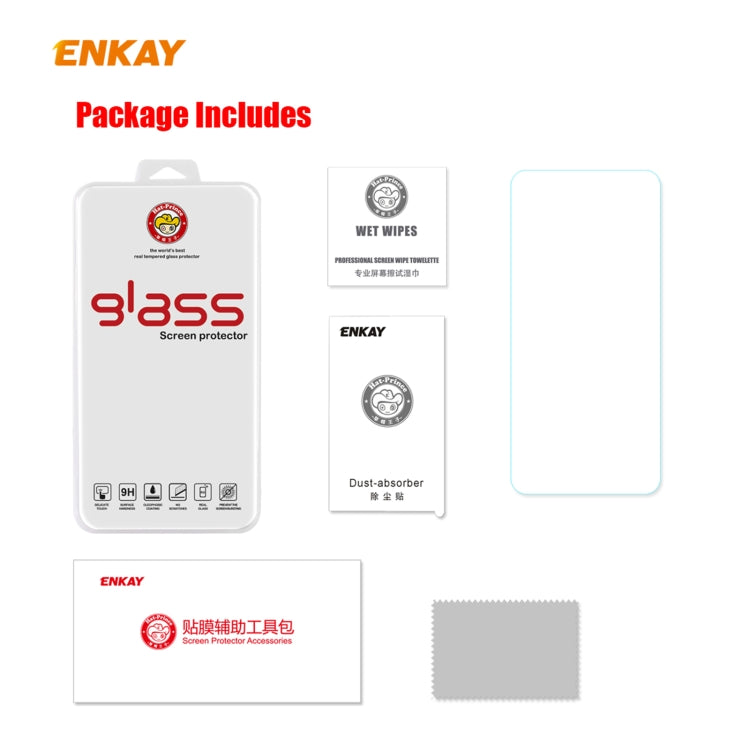 For Samsung Galaxy A42 5G ENKAY Hat-Prince 0.26mm 9H 2.5D Curved Edge Tempered Glass Film - Samsung Accessories by ENKAY | Online Shopping UK | buy2fix