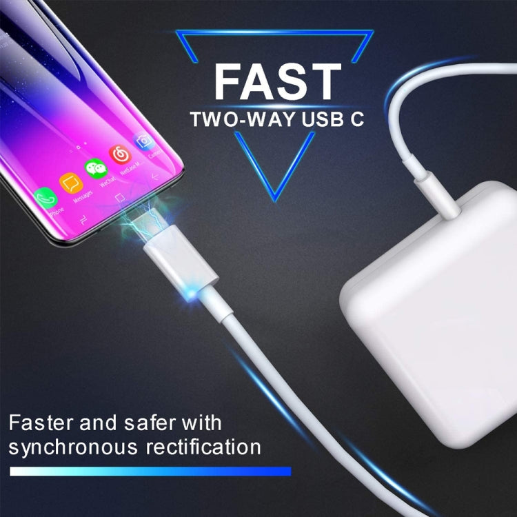 2 in 1 PD3.0 30W USB-C / Type-C Travel Charger with Detachable Foot + PD3.0 3A USB-C / Type-C to USB-C / Type-C Fast Charge Data Cable Set, Cable Length: 1m, EU Plug - Mobile Accessories by buy2fix | Online Shopping UK | buy2fix