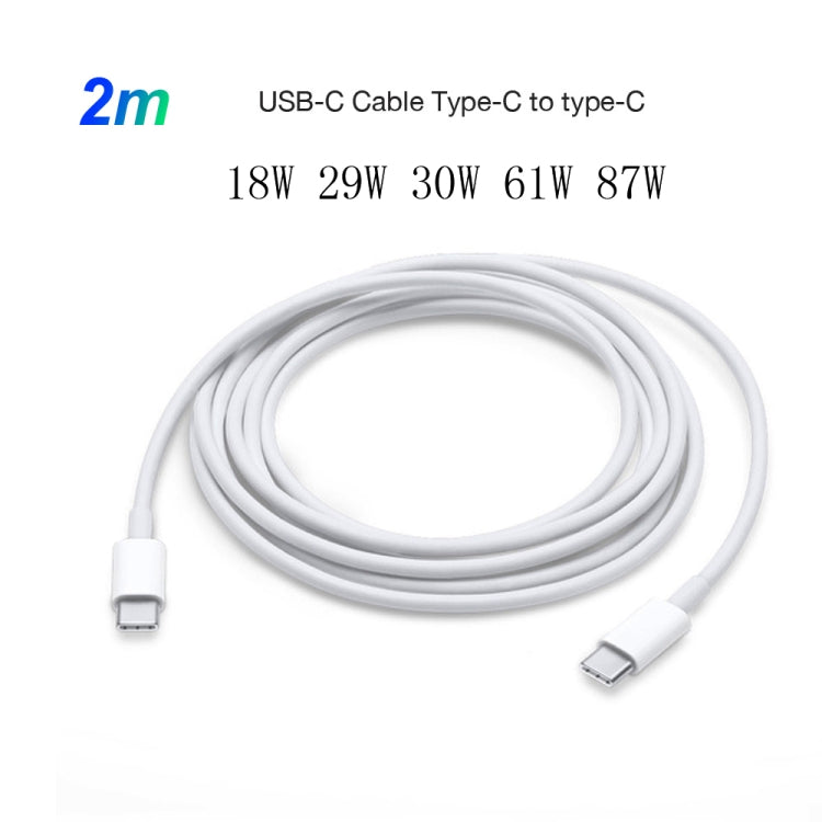 2 in 1 PD 30W USB-C / Type-C + 3A PD 3.0 USB-C / Type-C to USB-C / Type-C Fast Charge Data Cable Set, Cable Length: 2m, EU Plug - Mobile Accessories by buy2fix | Online Shopping UK | buy2fix