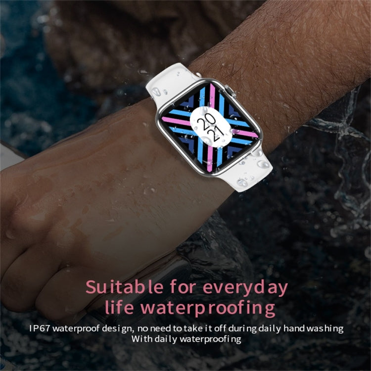 W98 Plus 1.54 inch Color Screen Smart Watch, IP67 Waterproof, Support Temperature Monitoring/Heart Rate Monitoring/Blood Pressure Monitoring/Blood Oxygen Monitoring/Sleep Monitoring(Blue) - Smart Wear by buy2fix | Online Shopping UK | buy2fix