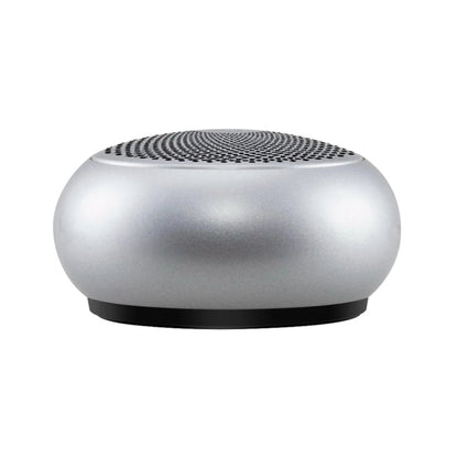 EWA A110 IPX5 Waterproof Portable Mini Metal Wireless Bluetooth Speaker Supports 3.5mm Audio & 32GB TF Card & Calls(Silver) - Mini Speaker by EWA | Online Shopping UK | buy2fix