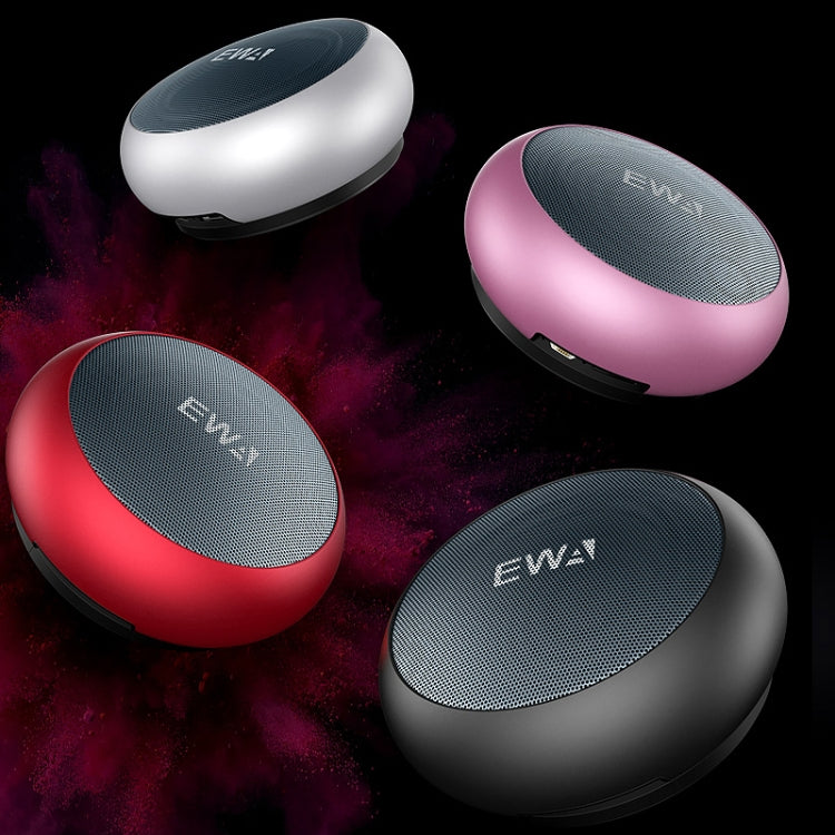 EWA A110 IPX5 Waterproof Portable Mini Metal Wireless Bluetooth Speaker Supports 3.5mm Audio & 32GB TF Card & Calls(Silver) - Mini Speaker by EWA | Online Shopping UK | buy2fix