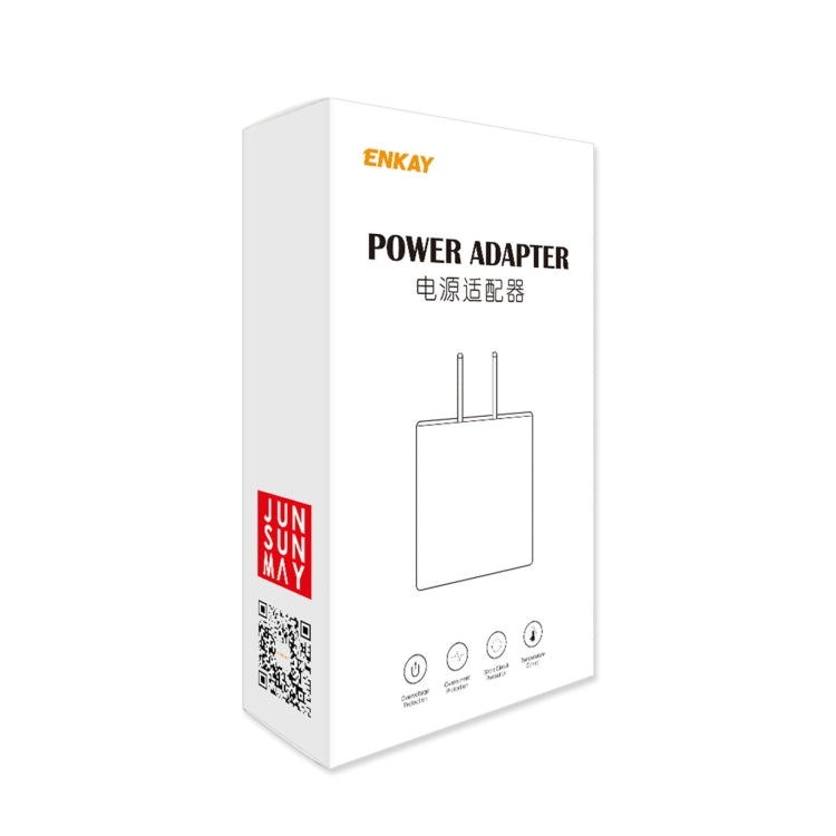 ENKAY Hat-Prince U033 18W 3A PD+QC 3.0 Fast Charging Travel Charger Power Adapter, US Plug - Apple Accessories by ENKAY | Online Shopping UK | buy2fix