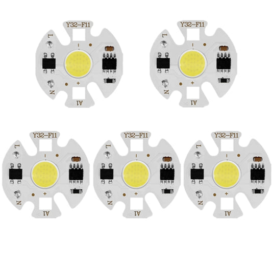 10 PCS COB LED Light Chip AC 220V LED Bulb Light Intelligent IC Driver Bulb Light DIY Spotlight Downlight Chip Outdoor Flood Light(7W(Cold White)) by buy2fix