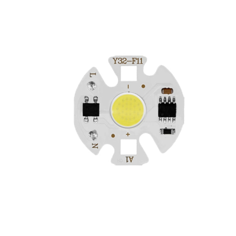 10 PCS COB LED Light Chip AC 220V LED Bulb Light Intelligent IC Driver Bulb Light DIY Spotlight Downlight Chip Outdoor Flood Light(7W(Cold White)) by buy2fix