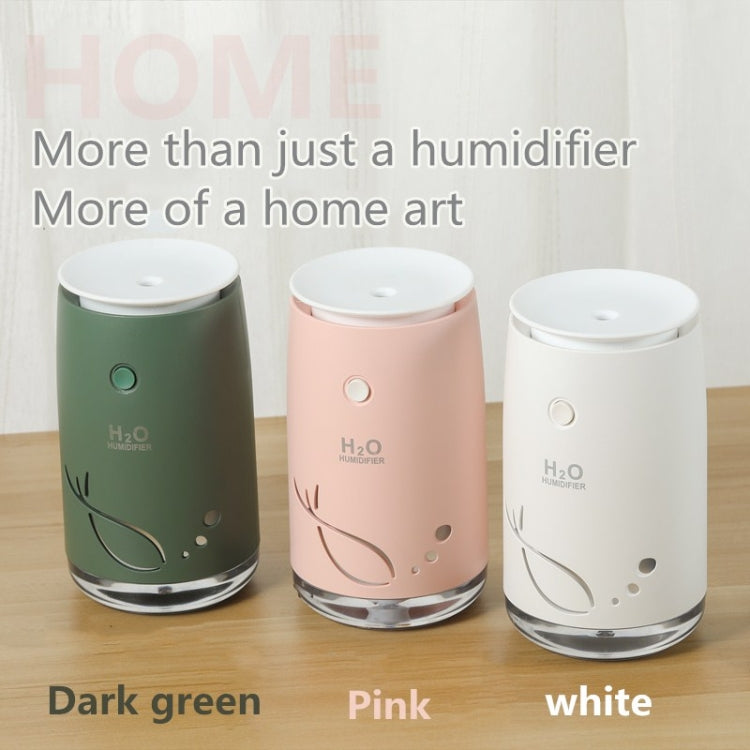 Concise Fish Pattern Mini Home Mute Bedroom Student Dormitory Office Portable USB Wireless Durable Humidifier(Green) - Home & Garden by buy2fix | Online Shopping UK | buy2fix