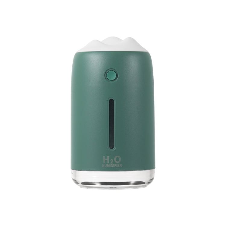 Snow Mountain Simple Mini Home Silent Bedroom Student Dormitory Office Portable USB Wireless Persistent Air Humidifier(green) - Home & Garden by buy2fix | Online Shopping UK | buy2fix