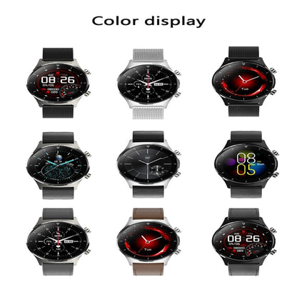 E13 1.28 inch IPS Color Screen Smart Watch, IP68 Waterproof, Silicone Watchband,Support Heart Rate Monitoring/Blood Pressure Monitoring/Blood Oxygen Monitoring/Sleep Monitoring(Gold) - Smart Wear by buy2fix | Online Shopping UK | buy2fix