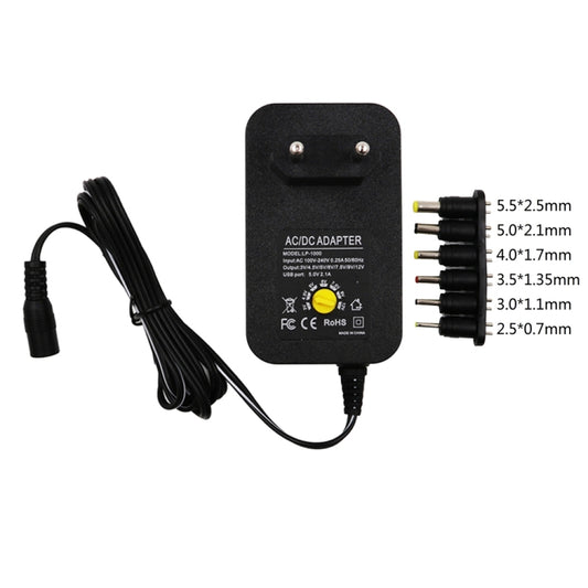 3V 4.5V 5V 6V 7.5V 9V 12V 2A 2.5A AC DC Adapter Adjustable Power Adapter Universal Charger Power Supply 30W(EU Plug) by buy2fix