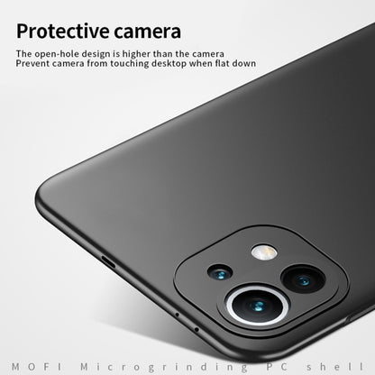 For Xiaomi Mi 11 MOFI Frosted PC Ultra-thin Hard Case(Gold) - Mi 11 Cases by MOFI | Online Shopping UK | buy2fix