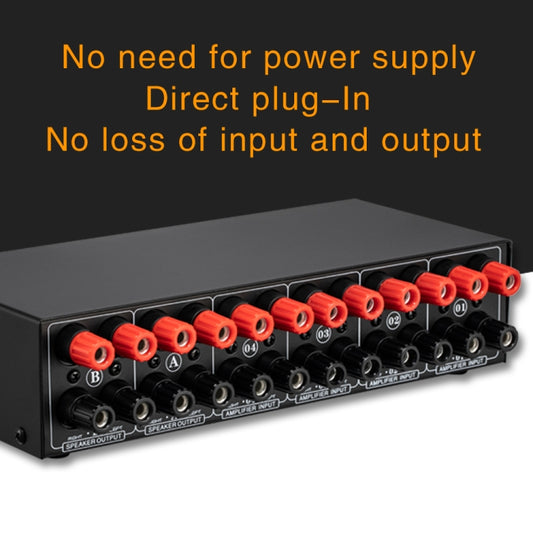 4 Input 2 Output Power Amplifier And Speaker Switcher Speaker Switch Splitter Comparator 300W Per Channel Without Loss Of Sound Quality by buy2fix
