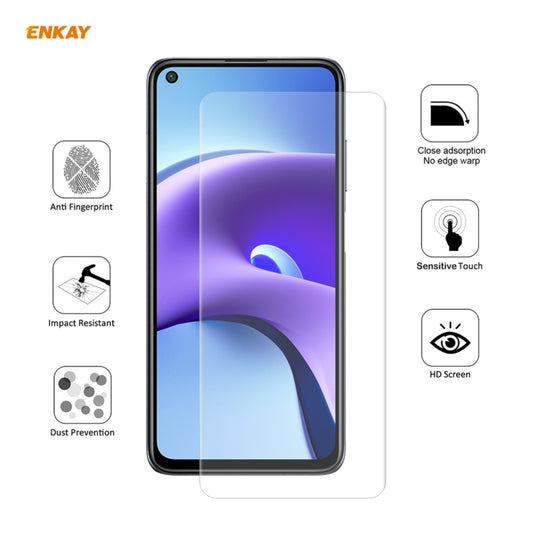For Xiaomi Redmi Note 9T ENKAY Hat-Prince 0.1mm 3D Full Screen Protector Explosion-proof Hydrogel Film by ENKAY