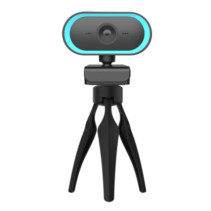 C11 2K Picture Quality HD Without Distortion 360 Degrees Rotate Built-in Microphone Sound Clear Webcams with Tripod(Blue) -  by buy2fix | Online Shopping UK | buy2fix