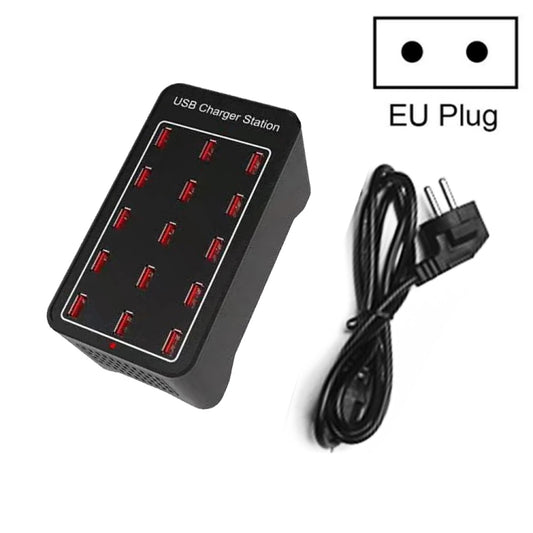 XLD-A7 100W 15 USB Ports Fast Charger Station Smart Charger, AC 110-240V, Plug Size:EU Plug - Multifunction Charger by buy2fix | Online Shopping UK | buy2fix