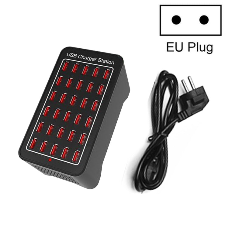 XLD-A7 150W 30 USB Ports Fast Charger Station Smart Charger, AC 110-240V, Plug Size:EU Plug - Multifunction Charger by buy2fix | Online Shopping UK | buy2fix