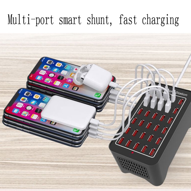 XLD-A7 150W 30 USB Ports Fast Charger Station Smart Charger, AC 110-240V, Plug Size:EU Plug - Multifunction Charger by buy2fix | Online Shopping UK | buy2fix