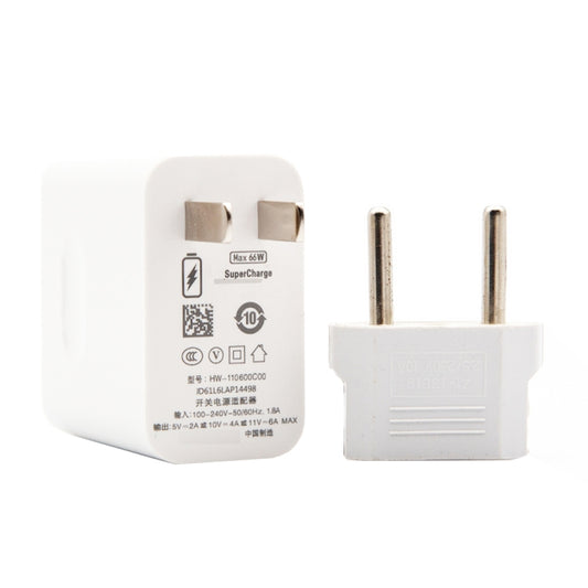 HW-66W 6A USB Fast Charging Travel Charger With EU Plug Conversion Head by buy2fix
