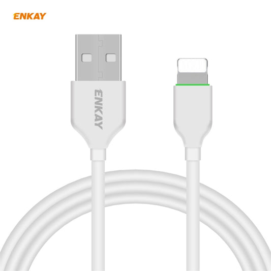 ENKAY Hat-Prince 20W PD Type-C + QC 3.0 USB Fast Charging Travel Charger Power Adapter with Fast Charge Data Cable, US Plug(With 8 Pin Cable) by ENKAY