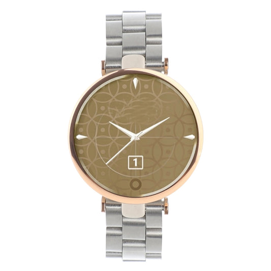 Stainless Steel Three Beads Hand Detachable Xiaoman Watch Band For Garmin Lily(Silver) by buy2fix