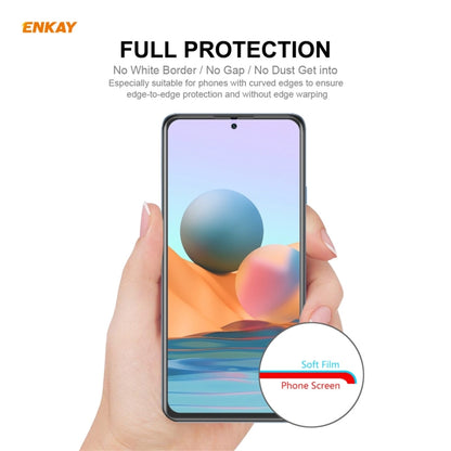 For Redmi Note 10 Pro / Note 10 Pro Max 2 PCS ENKAY Hat-Prince Full Glue Full Coverage Screen Protector Explosion-proof Hydrogel Film - Mobile Accessories by ENKAY | Online Shopping UK | buy2fix