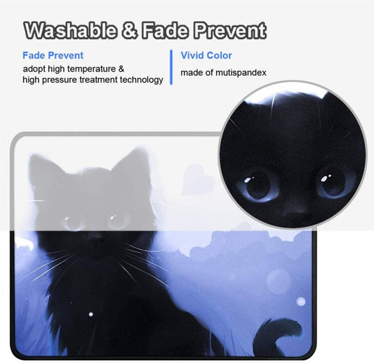 Cat Cartoon Anti-Skid E-sports Game Mouse Pad by buy2fix