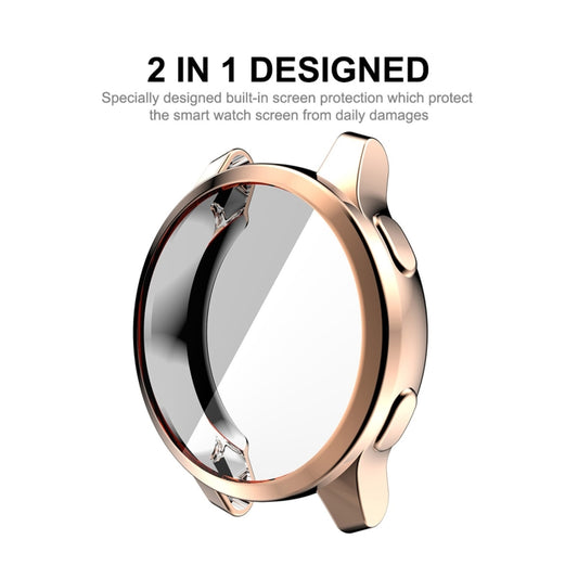 For Garmin Venu 2S 40mm / Vivoactive 4S 40mm ENKAY Hat-Prince Full Coverage Electroplate TPU Soft Case(Rose Gold) by ENKAY