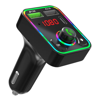 F3 Car FM Transmitter LED Backlight Receiver MP3 Player 3.1A USB Charger Dual USB Charger - Bluetooth Car Kits by buy2fix | Online Shopping UK | buy2fix